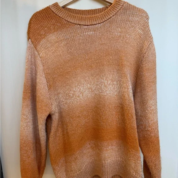 Zara Orange Knit Sweater - Picture 1 of 3